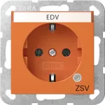 Gira 4452109 SCHUKO ki&scaron;tukinis lizdas su kontroliniu LED ir atverčiamu dangteliu, grynas baltas blizgus