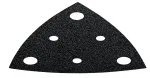 FEIN 80 mm delta &scaron;lifavimo lapeliai su &bdquo;Hook-and-Loop&ldquo; tvirtinimu, grūdėtumas P40, perforuoti, 35 vnt. paketas 63717236010