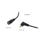 ALLNET DC maitinimo prailginimo kabelis 4,0mm x 1,7mm, vyri&scaron;kas į moteri&scaron;ką, 1,5m, juodas ALL-Adapt-Ext4.00-1500