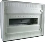 Hager VA12CN Volta pavir&scaron;inio montavimo skirstomasis skydas, 1 eilė, 12 modulių, IP30, baltas