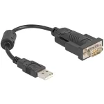 DeLOCK adapteris USB 2.0 Type-A į RS-232 D-Sub 9 kontaktų ki&scaron;tukas 0,25 m