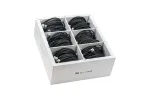 Wirewin SLIM KAT6A 10 Gigabit &scaron;viesusis tinklo kabelis, 0,50 m, U/FTP, &Oslash; 3,8 mm, juodas, 90 vnt. paketas SLIM-LS-K6A 0.5 BK 90