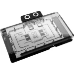 Vandens blokas vaizdo plok&scaron;tei Alphacool WAK Core, skirtas GeForce RTX 5080, suderinamas su TUF Gaming galine plok&scaron;te