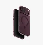 UNIQ Airsuit MagClick įkrovimo dėklas iPhone 18 Pro Max / 17 Pro Max - Burgundijos spalvos
