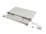 Patch panel Lanberg FOP1-12SS-LDS pilka ABS plienas 19 colių