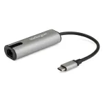 StarTech.com US2GC30 USB-C į 2,5 Gigabit Ethernet keitiklis, USB 3.0, NBASE-T, 2.5GBASE-T, RJ45, 10/100/1000/2500 Mbps, juodas / kosminės pilkos spalvos