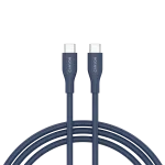 CANYON CC60SC10 USB-C į USB-C laidas, 60W, 1m, Silikoninis, Tamsiai mėlynas