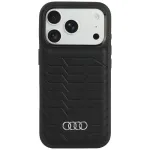 Audi GT sintetinės odos &bdquo;MagSafe&ldquo; dėklas &bdquo;iPhone 18 Pro / 17 Pro&ldquo;, juodas