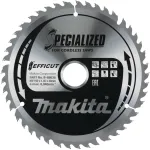 Makita Efficut pjovimo diskas diskiniam pjūklui, medienai ir metalui, 190 mm, 45 dantų (B-68638)