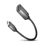 Adapteris Axagon RUCM-AFAC USB-C (M) &rarr; USB-A (F), 20 cm, USB 3.2 Gen 1, 3 A, ALU