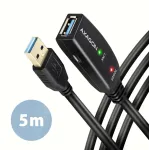 Aktyvus USB 3.2 Gen 1 ilgintuvas-kartotuvas Axagon ADR-305, 5 m, A-M->A-F