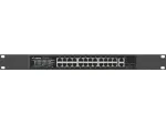 Lanberg RSFE-24P-2C-250 nevaldomas Gigabit Ethernet komutatorius su 24 PoE+ prievadais