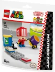 Konstrukcinis žaislas LEGO Mario Kart Toad Pit Crew polybag 30702 mažas rinkinys minifigūrėlė su priedais