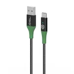 MicroConnect MC-SMART USB-A-C-02 USB 2.0 laidas 2 m USB A USB C juodas, žalias