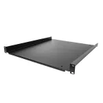 StarTech.com SHELF-1U-20-FIXED-S fiksuota 1U 19 colių serverių spintos lentyna su gembe, montuojama i&scaron; priekio, 25 kg (55 svarų) apkrova, 50 cm (20 colių) gylio