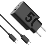 Vidinis AC greitasis įkroviklis Motorola TurboPower 50W &mdash; Universal USB-C, Juodas