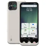 Doro Aurora A30 i&scaron;manusis telefonas vyresnio amžiaus žmonėms su belaide kroviklio stotele, 6,1 colio, 128GB, Graphite