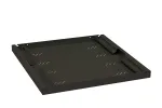 Triton RAB-UP-750-A4 19 colių lentyna 1U 750 mm 80 kg plastikinė juoda ventiliuojama