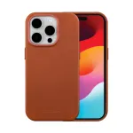 dbramante1928 Roskilde MagSafe suderinamas odinis dėklas telefonui iPhone 15 Pro Max, &scaron;viesiai rudos spalvos