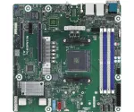 Motininė plok&scaron;tė ASRock X570D4U Micro ATX &mdash; AMD X570, Socket AM4, 4&times; DIMM, DDR4, maks. 32 GB, 12&times; SATA III, 3&times; RJ-45