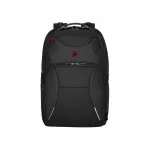 Kuprinė kasdieninė Wenger SwissGear Cosmic Black i&scaron; perdirbto poliesterio ir PVC, 17 inch