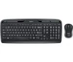 LOGITECH Wireless Desktop Mk330 - Juoda - Qwerty UK