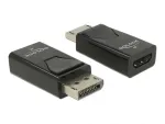 Delock Adapter DisplayPort 1.2 Stecker zu HDMI Buchse 4K Passiv schwarz