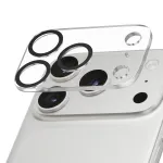 PanzerGlass PicturePerfect objektyvo apsauga iPhone 17 Pro &ndash; grūdintas stiklas su silikoniniu rėmeliu