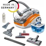Cikloninis dulkių siurblys THOMAS Aqua + Pet & Family 1.8 L &mdash; sausas ir &scaron;lapias, 1700 W, oranžinis/pilkas
