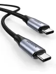 USB laidas Ugreen 80150 USB 3.2 Gen 2 USB-C juodas 10 Gbit/s
