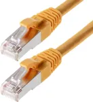 Tinklo kabelis Helos CAT6 S/FTP RJ-45 10m geltonas