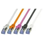 Tinklo kabelis LogiLink 2m Cat7 RJ-45 S/FTP Juodas