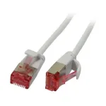 Synergy 21 Patch Laidas RJ45 CAT6 250MHz 0,15m Baltas U/FTP plonas apvalus 3,6mm