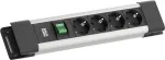 Bachmann CONNECTUS 4&times;CEE7/3 1&times;jungiklis 2,0 m CEE7/7 pilkas