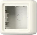 JUNG CD 581 A W - Wei&szlig; - Duroplast - 85 mm - 85 mm - 4,7 cm - 1 St&uuml;ck(e)