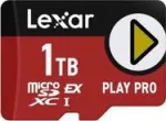 MicroSD atminties kortelė Lexar LMSXPS0001T-BNNNG 1 TB, skaitymas 900 MB/s, ra&scaron;ymas 600 MB/s, Class 3 (U3)
