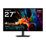GIGABYTE MO27Q28G 27 colių OLED QHD žaidimų monitorius - 2560 x 1440, 280 Hz, 0,03 ms, 335 cd/m&sup2;, Display HDR True Black 500, HDMI 2.1, DisplayPort 1.4