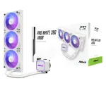 ASROCK Pro 360 ARGB White &ndash; 360 mm skysčio au&scaron;intuvas CPU, ARGB ap&scaron;vietimas, baltas