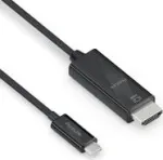 PureLink IS2201-010 - 1 m - USB Type-C į HDMI laidas - Ki&scaron;tukas - Ki&scaron;tukas - tiesus