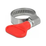Drugelinis spaustukas DeLOCK 400 SS 16&ndash;25 mm 5 vnt. raudonas