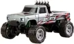 Radijo bangomis valdomas monster sunkvežimis Amewi DieCast 1:64 RTR, pilkas, mastelis 1:64
