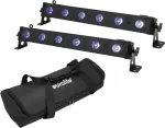 LED juostinis &scaron;viestuvas EUROLITE LED BAR-6 QCL RGB+UV 2 vnt. rinkinys