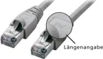 Tecline exertis Connect Laidas - RJ-45 (M) - RJ-45 (M) - 7,5 m - SFTP - CAT 5e - Pilka (71607)