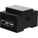 Raspberry Pi RB-CASEP5-07B Juodas oficialus korpusas