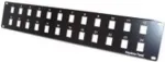 Patch Panel Tecline 908060 24 Keystone Jungtims, 1U Montavimui Stove