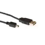 USB kabelis ACT USB 2.0 A ki&scaron;tukas &ndash; USB mini B ki&scaron;tukas 1,80 m