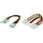 Molex 4-pin / 2 x Molex 4-pin 0,15 m, ShiverPeaks