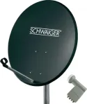 Palydovinė sistema SCHWAIGER SPI5501SET4 &mdash; komplektas 4 abonentams, pilnas rinkinys