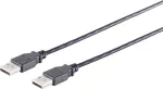 USB laidas S/CONN 13-22025 USB 2.0 1 m juodas
