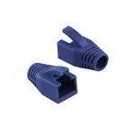 Logilink RJ45 ki&scaron;tuko įtempimo mažinimo gaubtas, 8,0 mm (50 vnt.) | MP0035B | Mėlyna